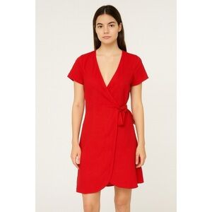 NWT J. Crew Textured Knit Wrap Dress